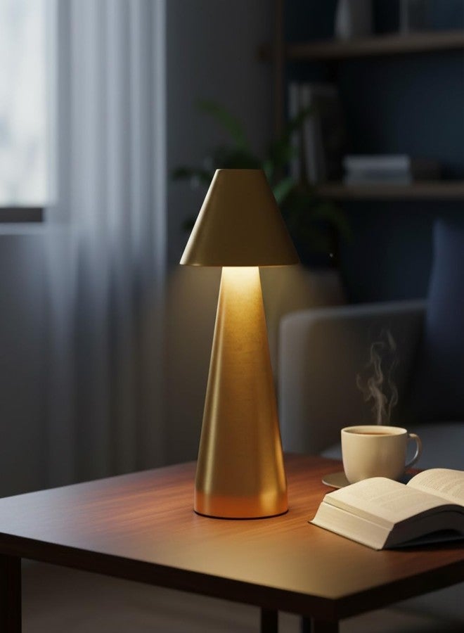 GITGRNTH New Cap Table Lamp, Dimmable LED Night Light with 3 Color Temperatures, USB Rechargeable with Portable Ambient Light with Touch Control Light for Bedroom, Living Room, Kids Room - Image 3