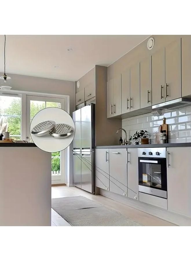 30pcs 53mm Stainless Steel Ventilation Grilles Round Mesh Covers For Outdoor Kitchen Wall - Image 5