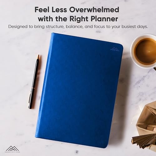 PRODUCTIVITY STORE Hourly Planner & Appointment Book (8.5” x 11”) - Premium Hourly Planner with Daily Schedule & 30-Minute Time Slots for Better Time Management by PRODUCTIVITY STORE (A4, Navy) - Image 2