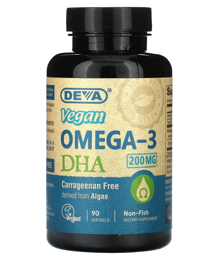 Deva Vegan Omega-3 DHA 200 mg 90 Softgels