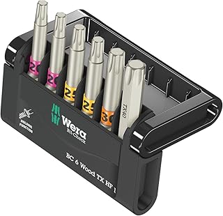 Wera Wera - 05056470001 - Bit Assortment, Bit-Check 6 Wood TX HF 1, 6 Pieces  - Image 1