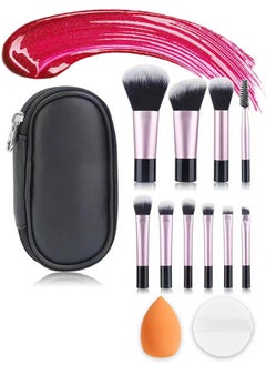 Pink brush + black bag