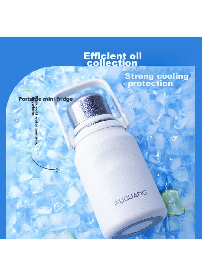 Tomimitsu Fuguang Insulated Mug, Cold-keeping Cup, 316l Large Capacity, Portable For Men And Women Students, Tea Infuser Water Bottle, Tea Cup, 1200ml - Image 1