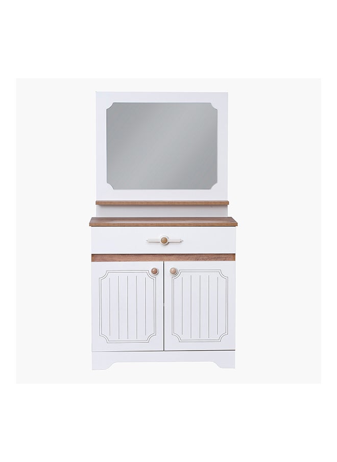 Home Box Listro 1-Drawer and 2-Door Dresser with Mirror 82 x 81.8 x 43 cm  - Image 3