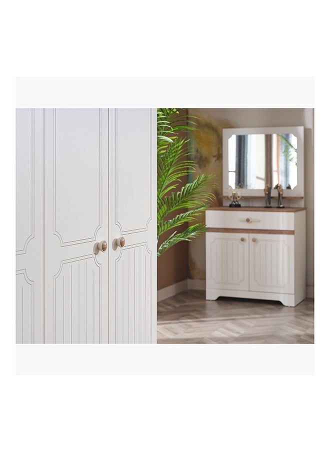 Home Box Listro 1-Drawer and 2-Door Dresser with Mirror 82 x 81.8 x 43 cm  - Image 2