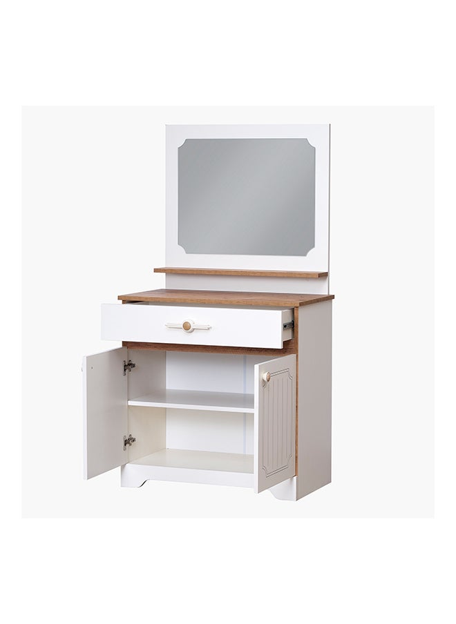 Home Box Listro 1-Drawer and 2-Door Dresser with Mirror 82 x 81.8 x 43 cm  - Image 5