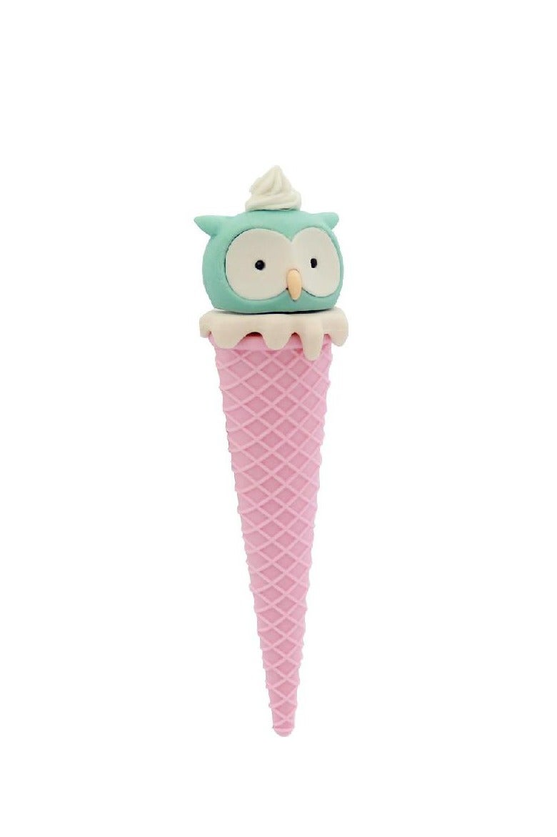 روكو ممحاة مطاطية على شكل بومة آيس كريم بألوان متنوعة - Image 1