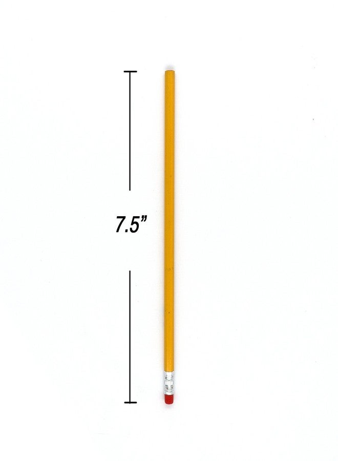 Emraw No 2 HB Wood Cased Pencils with Eraser Top, Bulk Pack of 40 Unsharpened Pencil - for Kids, Students, Teachers, Office and Home Use - Image 2
