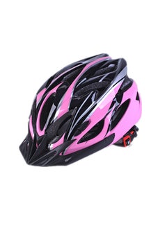 Generic Unisex Mountain Biking Helmet for Cycling Pink Black 