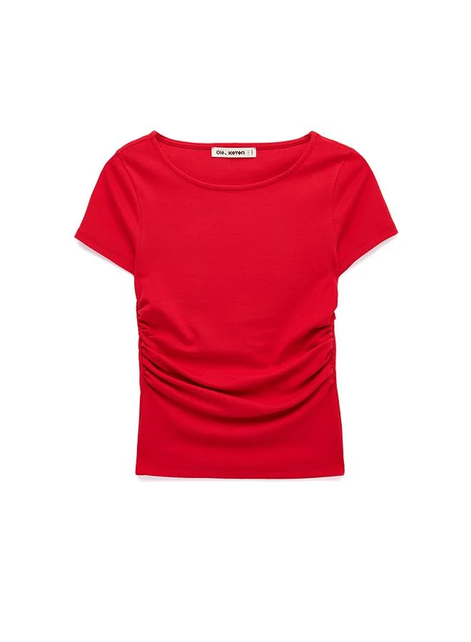 Koton  Draped T-Shirt  | Best Price UAE