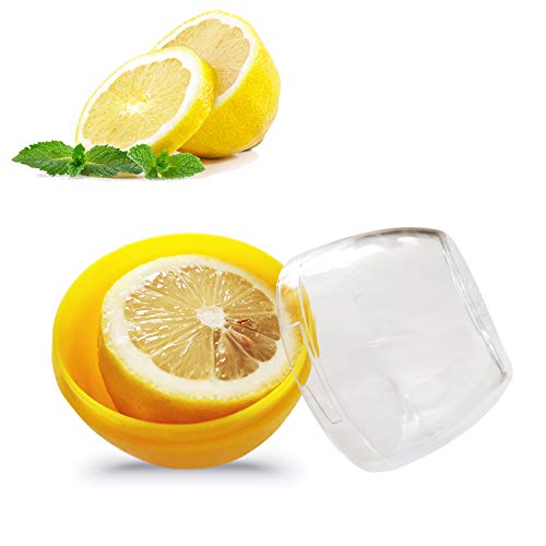 DIMVKA Lemon Storage Containers Lime Saver Fresh Keeper Fruit Storage Holder for Fridge - Image 2