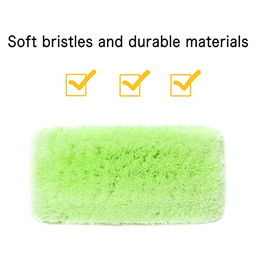 Forgrace 12" Car Wash Brush with Soft Bristle Auto RV Truck Boat Camper Car Exterior Washing Heavy Duty Tri-Level Dip Green - Image 5