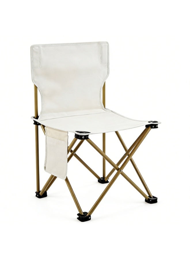 Camping conductor's chair, portable folding chair, suitable for outdoor camping at the beach, fishing, travel, picnics, lawns, and concerts. - Image 1