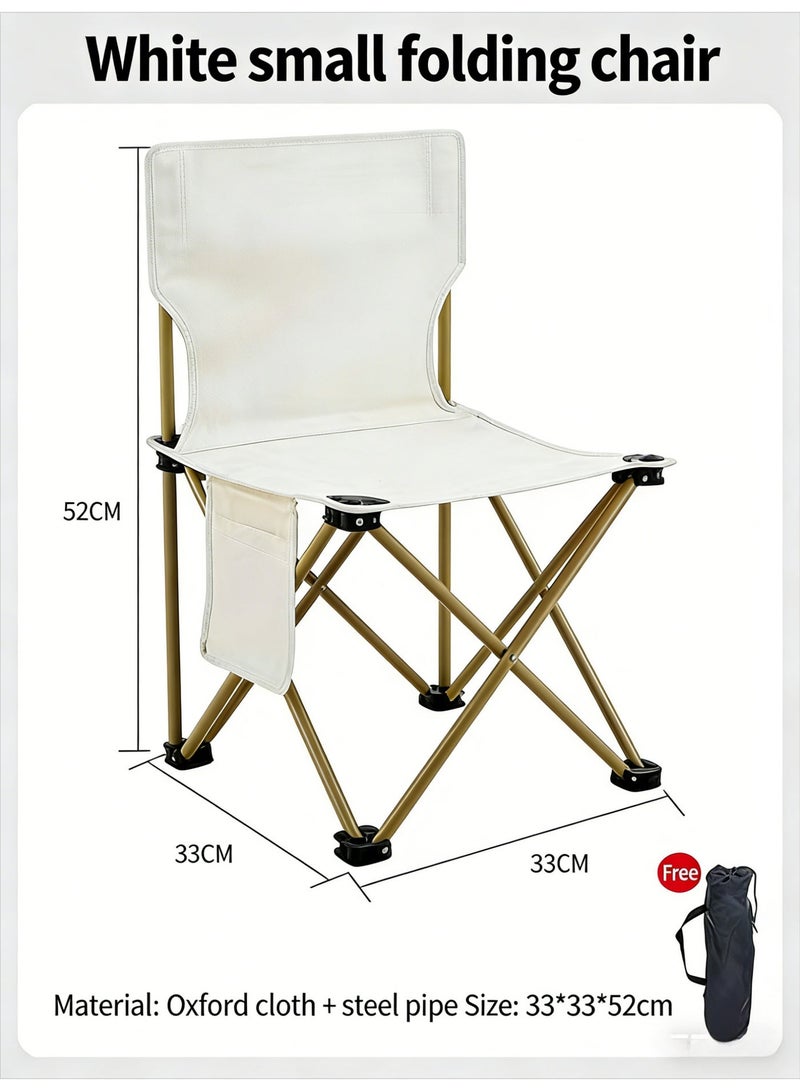 Camping conductor's chair, portable folding chair, suitable for outdoor camping at the beach, fishing, travel, picnics, lawns, and concerts. - Image 5