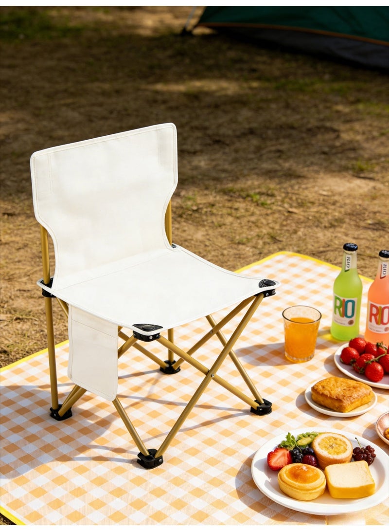 Camping conductor's chair, portable folding chair, suitable for outdoor camping at the beach, fishing, travel, picnics, lawns, and concerts. - Image 2