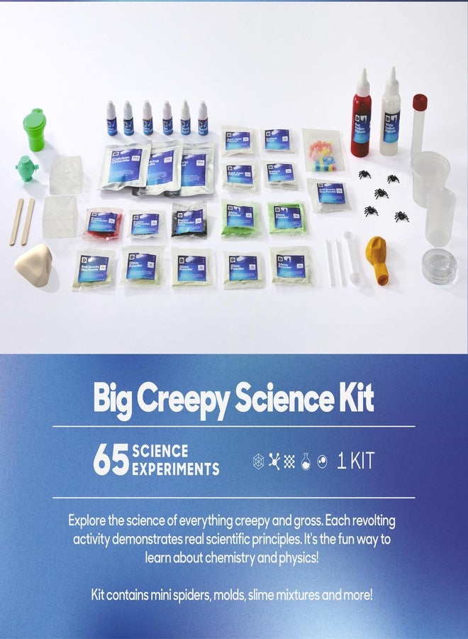 Discovery Kids Discovery™ Big Creepy Science Lab - 65 Experiments STEM Kit for Kids| Slime, Reactions, Crystals & Gross Science| Educational Learning Project Activity Set| Chemistry & Physics Toy Gift| Ages 8+ - Image 5