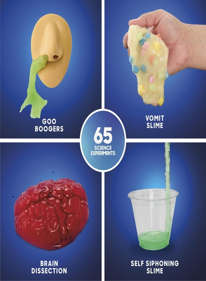 Discovery Kids Discovery™ Big Creepy Science Lab - 65 Experiments STEM Kit for Kids| Slime, Reactions, Crystals & Gross Science| Educational Learning Project Activity Set| Chemistry & Physics Toy Gift| Ages 8+ - Image 3