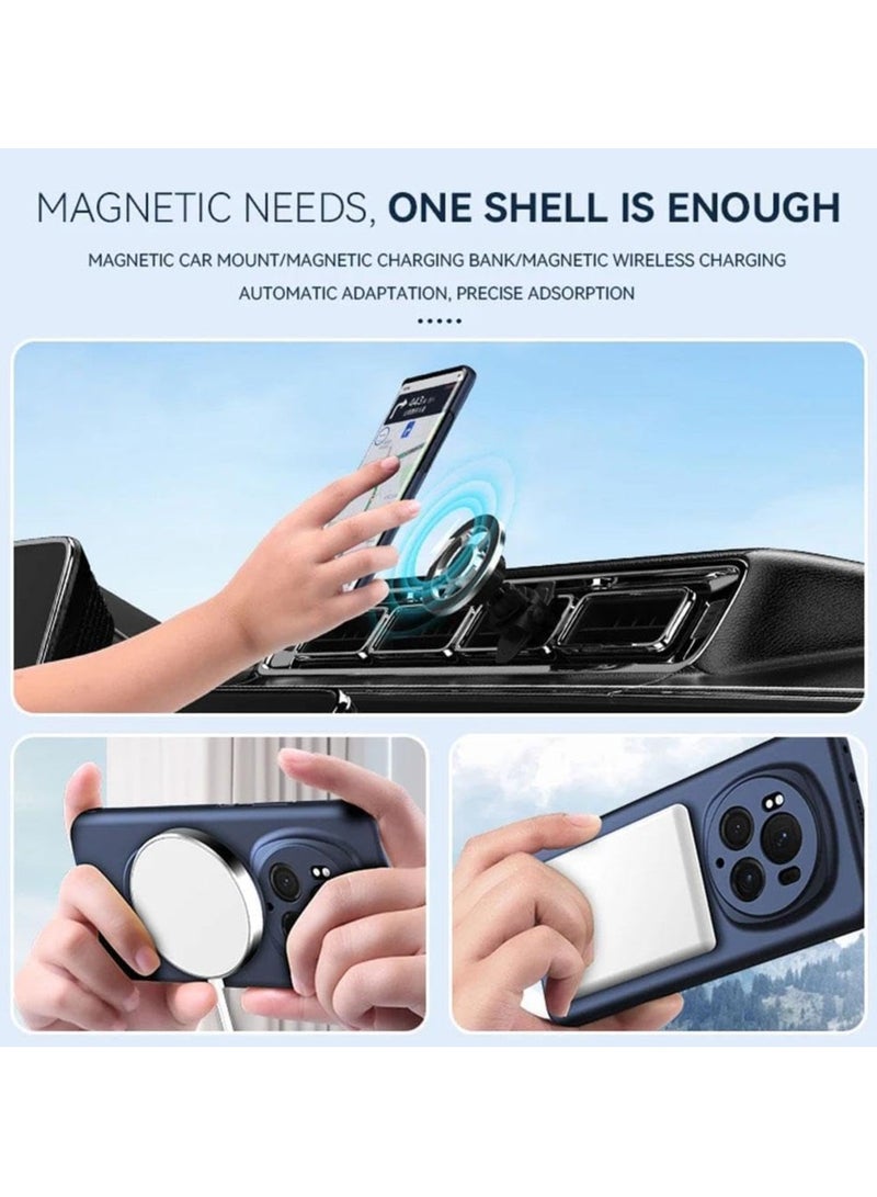 GUDOO Case Compatible with Honor Magic 6 Pro 5G, PC Shockproof Magnetic Ring Car Mount Stand Bumper Cover for Honor Magic 6 Pro 5G  - Image 5