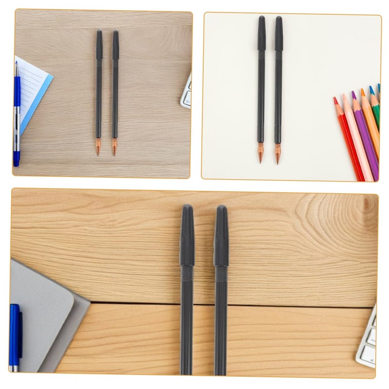 8Pcs Dual Head Scratch Art Tools with Comfortable Grip for Adults Creative Scratchboard Painting - Image 4