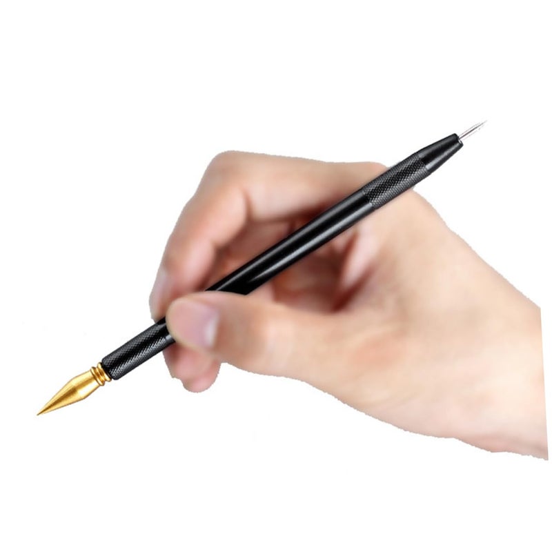 8Pcs Dual Head Scratch Art Tools with Comfortable Grip for Adults Creative Scratchboard Painting - Image 5