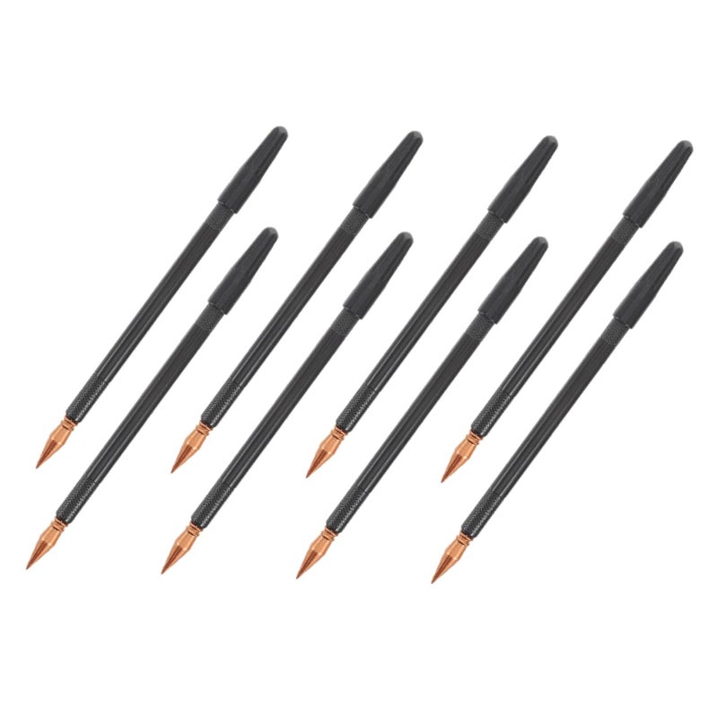 8Pcs Dual Head Scratch Art Tools with Comfortable Grip for Adults Creative Scratchboard Painting - Image 2