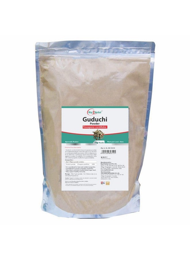 Way2Herbal مسحوق جودوتشي جيلوي من واي2هيربال (1 كجم عبوة 1) - Image 1
