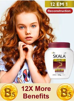 SKALA Skala 12 In 1 Restoration and Shine -Conditioning Hair Treatment Cream 1000g  - Image 4