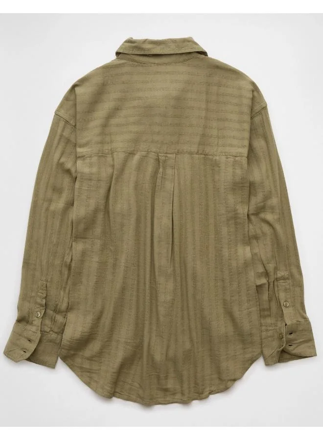 American Eagle AE Perfect Button-Up Shirt