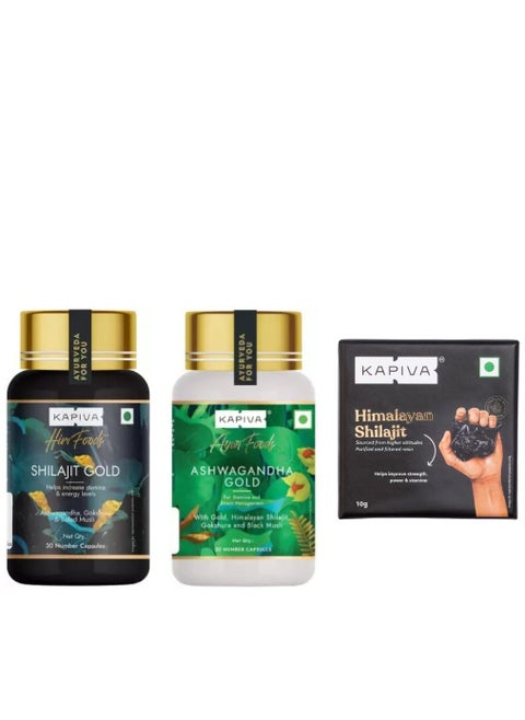 kapiva ashwagandha And Shilajit Pack