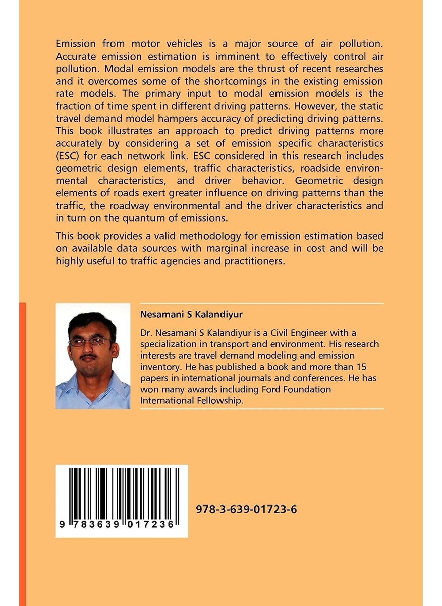 VDM Verlag Dr. Mueller E.K. Estimating Vehicle Emissions in Transportation Planning - By Incorporating the Effect of Network Characteristics on Driving Patterns  - Image 2