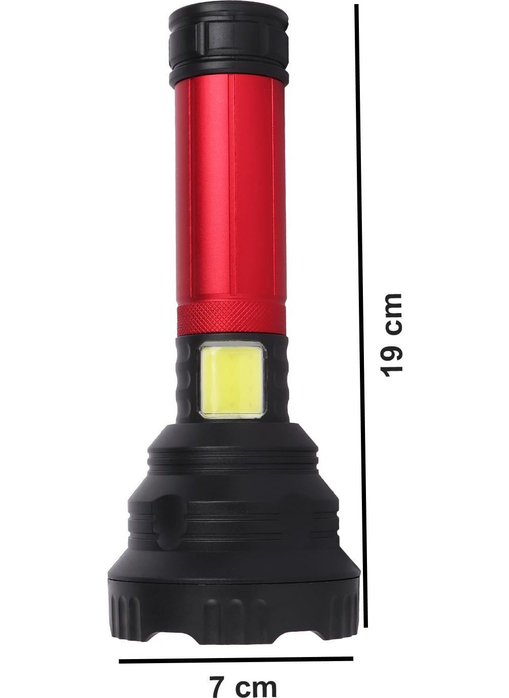 Care4 Care 4 3COB5 W USB Rechargeable LED Flashlight Torch Multicolor 19 cm Rechargeable  - Image 5