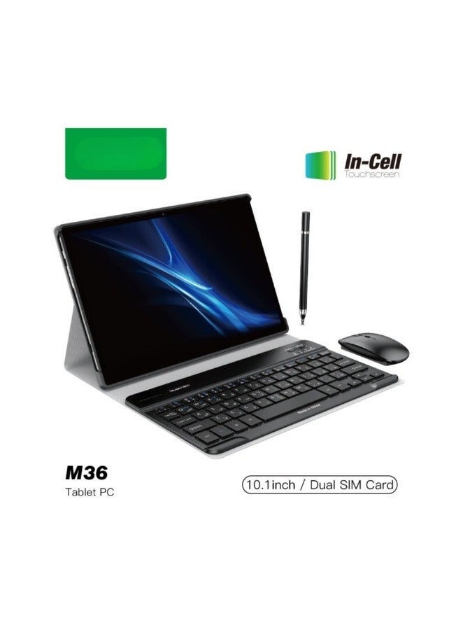 REBENUO M36 Tablet 10.1 Inch Dual SIM 5G Wi-Fi 12GB RAM 512GB Internal Storage 5G Technology Updated Version (Black) - Image 1