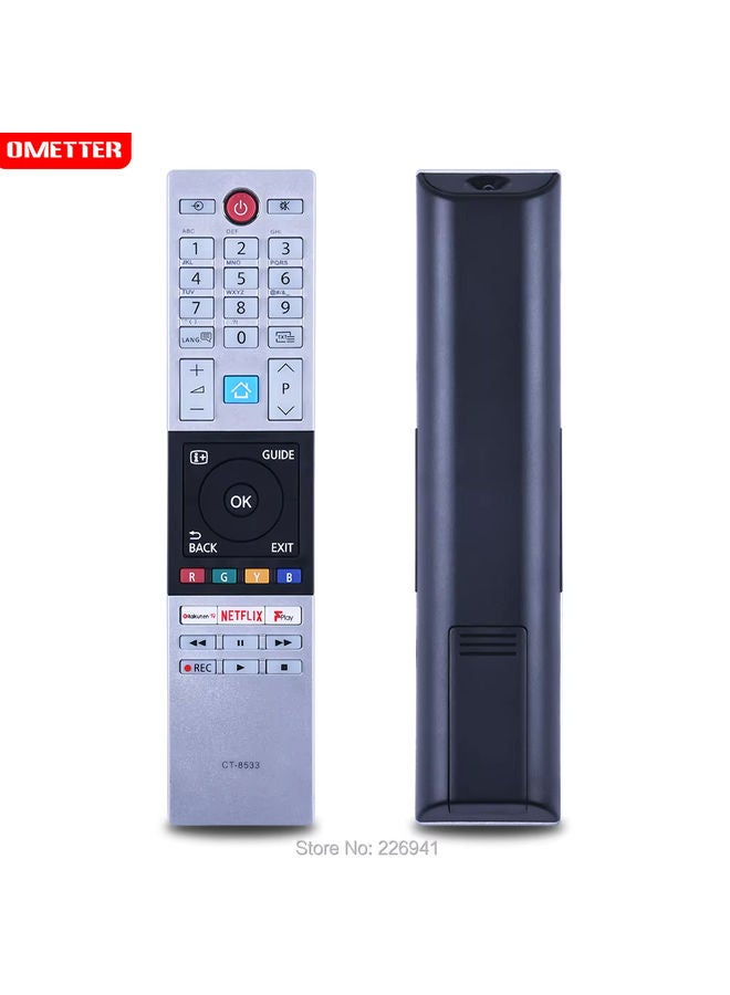 OMETTER Suitable for Toshiba LED HDTV TV remote control CT-8533 CT-8543 CT-8528 75U68 65U68 65U58 55V68 55V58 55U78 55U68 55U58 55T68 50 - Image 1
