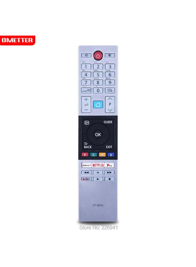OMETTER Suitable for Toshiba LED HDTV TV remote control CT-8533 CT-8543 CT-8528 75U68 65U68 65U58 55V68 55V58 55U78 55U68 55U58 55T68 50 - Image 3