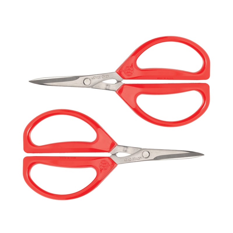 Joyce Chen Original Unlimited Kitchen Scissors All Purpose Kitchen Shears With Comfortable Handles Red 2 Pack