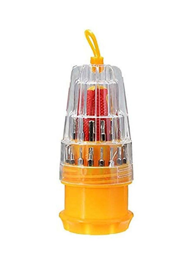 Screwdriver Set Precision Kit 31 Magnetic Driver Bits Repair Tool Kit Opening Tool for iphone Cellphone PC Electronics Multicolour 289grams