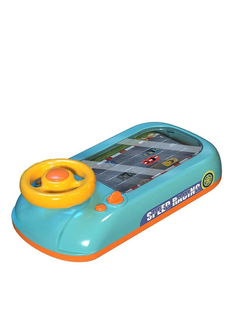 Hanayo Musical Steering Wheel Toys Toddler Simulated Driving Racing Car Game with Sound Age 3+ Year Old, Interactive Educational Learning Race Car Toy for Boys and Girls Birthday Gift  - Image 2