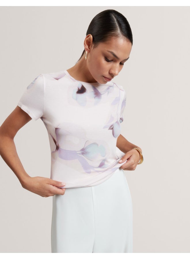 Ted Baker Printed Fitted Tee - Image 1