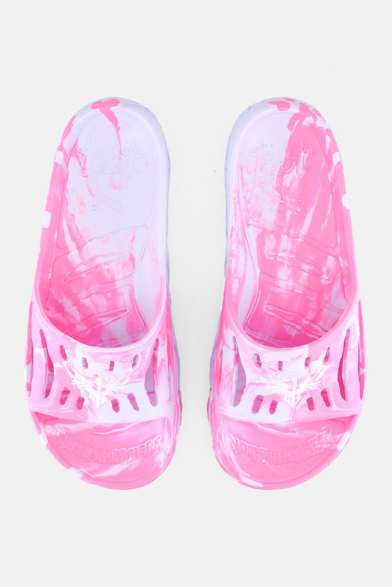 PUMA Men Mb 03 Slip On Slides, Pink/White - Image 3
