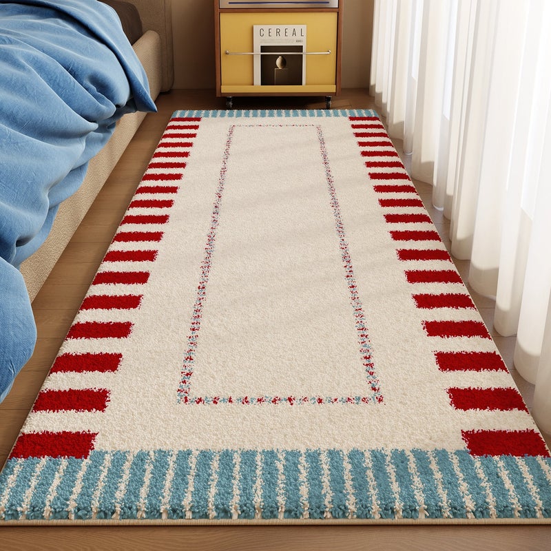 Tnessential Blue Checkered Rug - Image 1