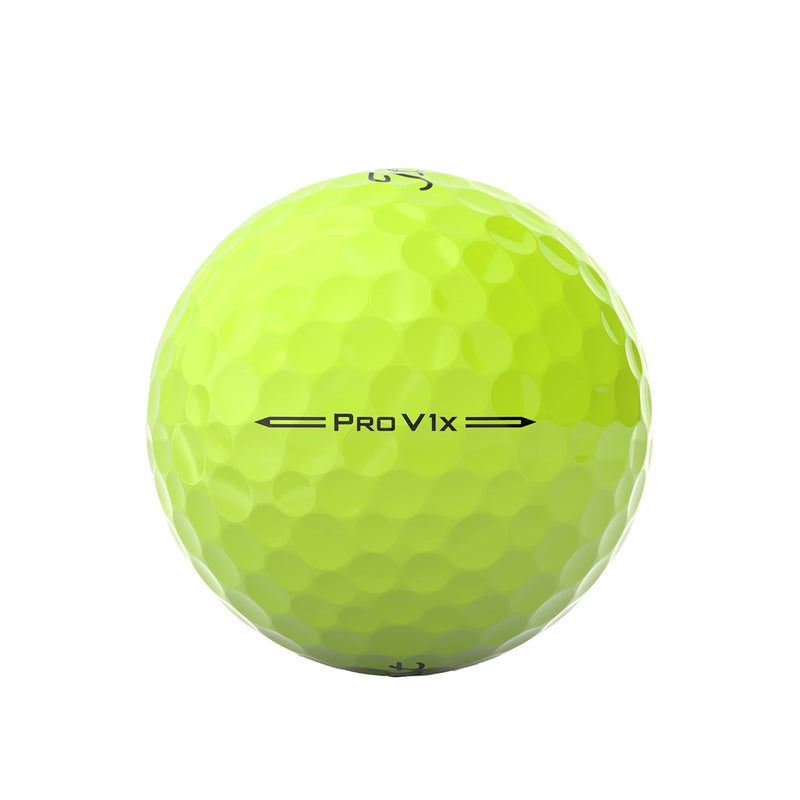 Titleist Pro V1x One Dozen Yellow Golf Balls - Image 4