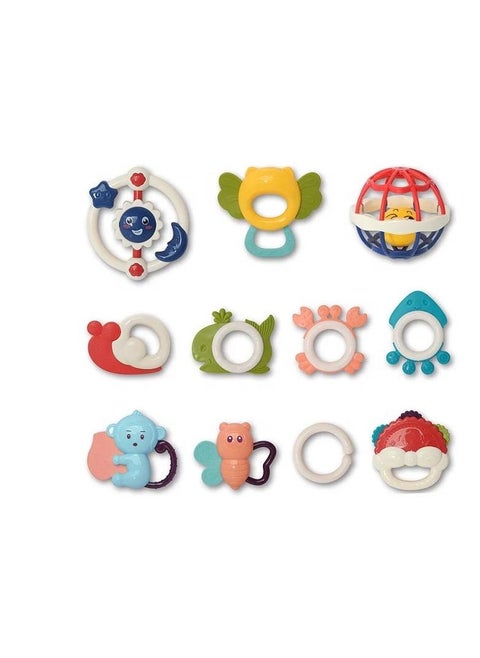 11 In 1 Rubber Baby Rattle