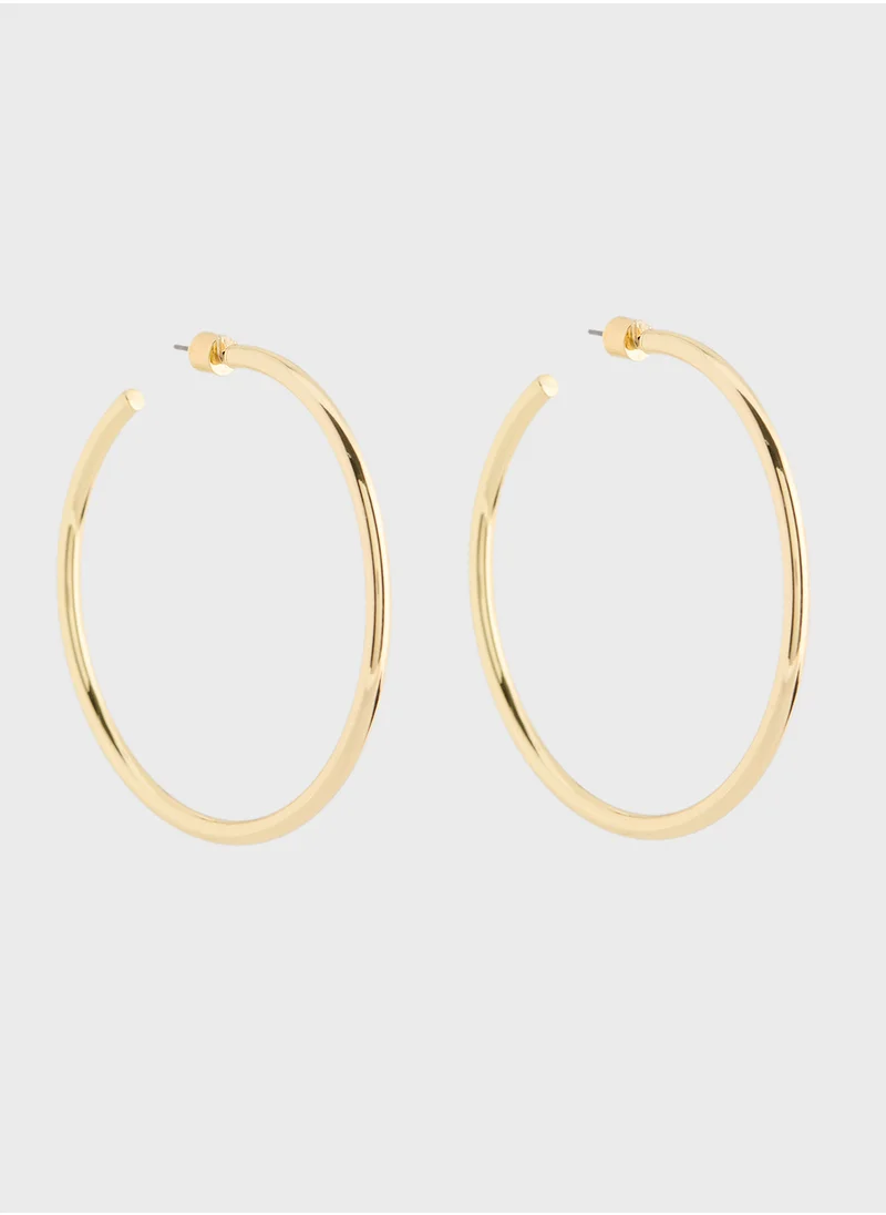 MANGO Hoop Earrings