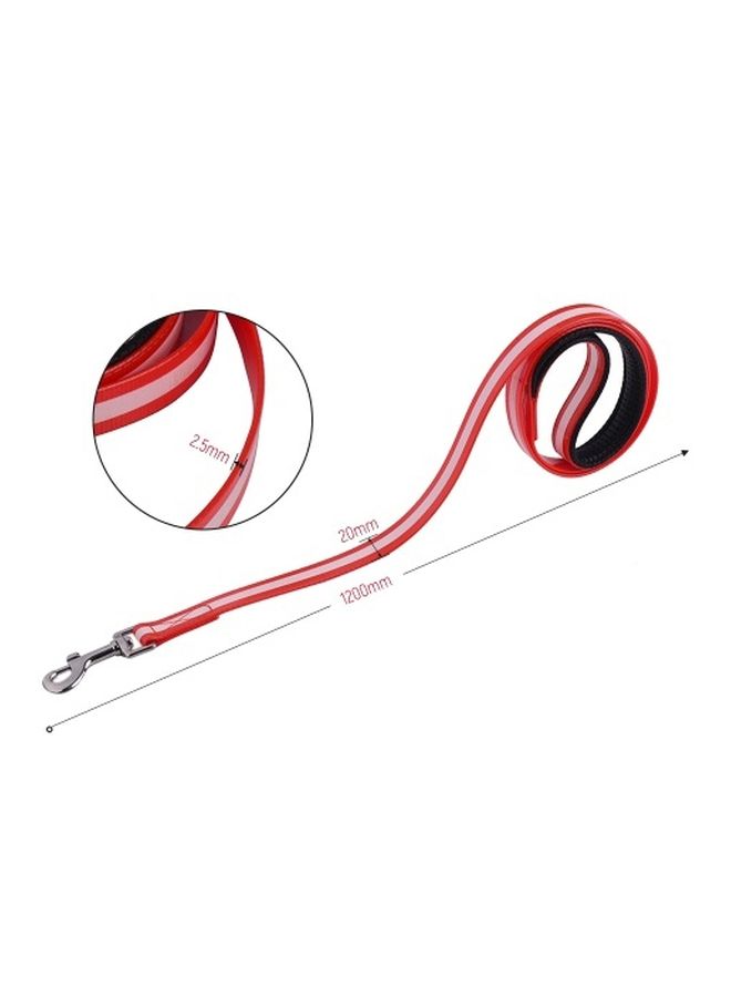 إسكدنيا مقود لامع للكلاب أحمر/أسود/أبيض 1.2متر - Image 3