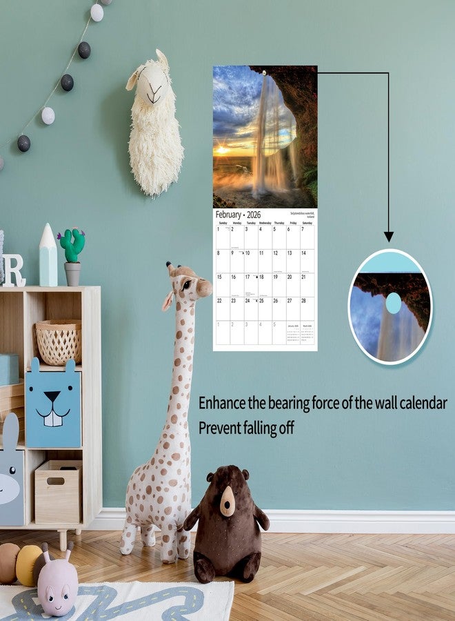 windrio 2026 Wall Calendar,Calendar 2026, November 2025 - December 2026, Wall Calendar Exotic Destinations, 12" x 24" Opened,Full Page Months Thick & Sturdy Paper for Calendar Organizing & Planning - Image 4