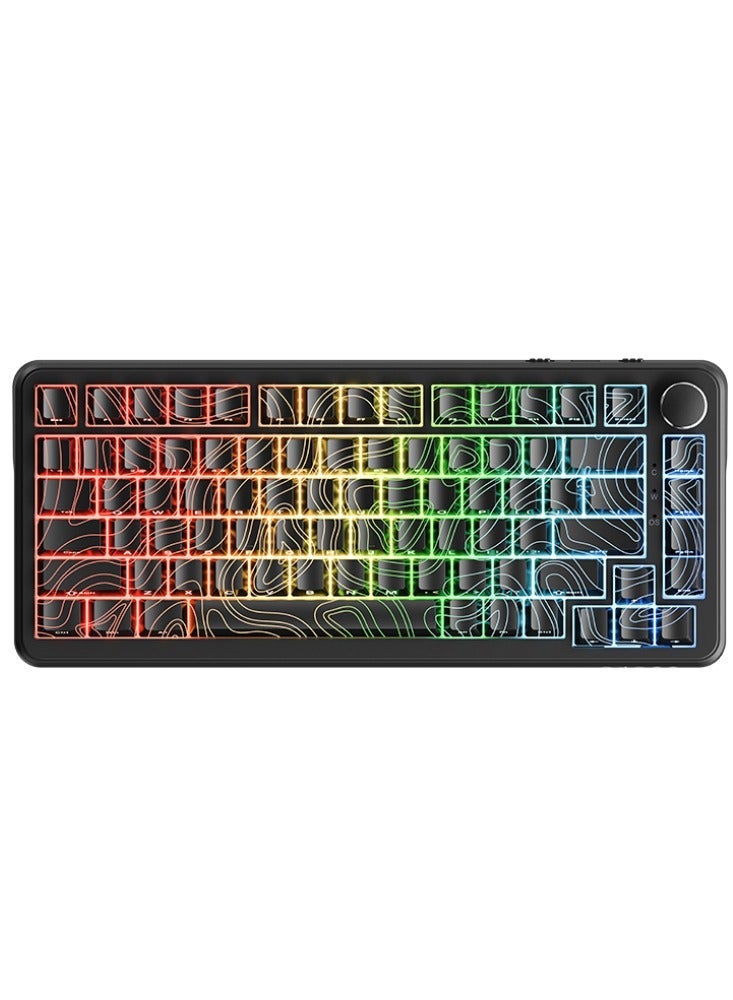 Ajazz AK820Max Magnetic Switch Gaming Keyboard Wired Mechanical Keyboard, Hot Swap Macros Define Key Low Latency Keyboard - Image 1