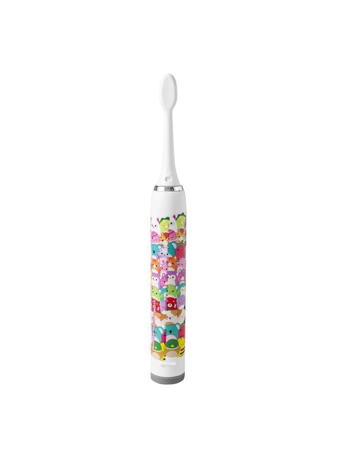 Brush Buddies فرشاة أسنان سكووشمالوز سونيك، شعيرات فائقة النعومة، فرشاة أسنان كهربائية للبالغين، تنظيف سونيك لطيف مع تصميم شخصية جذابة، مثالية لروتين العناية بالفم اليومي - Image 3