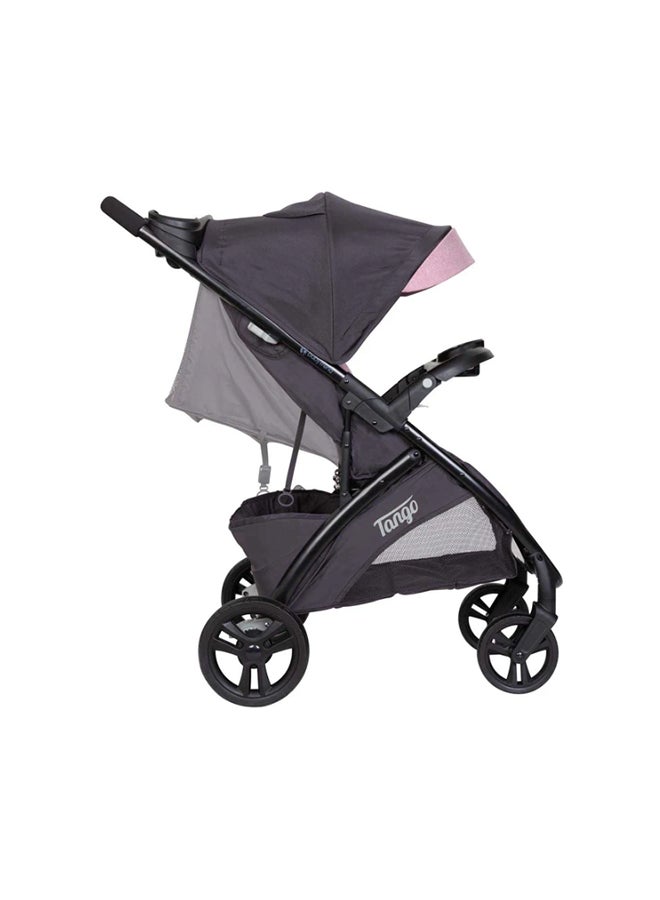 babytrend Tango Travel System-Cassis (3 months and above up to 22kg ), 5-Point Safety Harness and UPF 50+ Canopy, 3 Months+ - Pink/Grey - Image 5