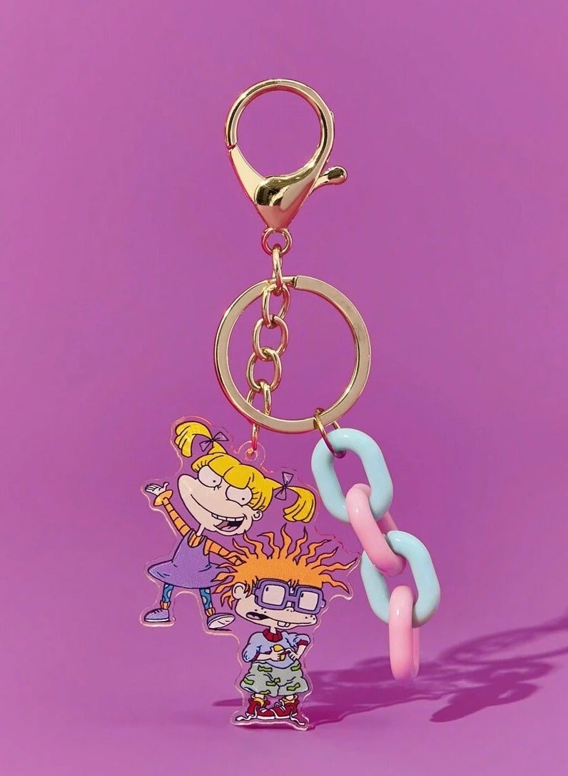 Keychain with Angelica and Chuckie Design - Image 1