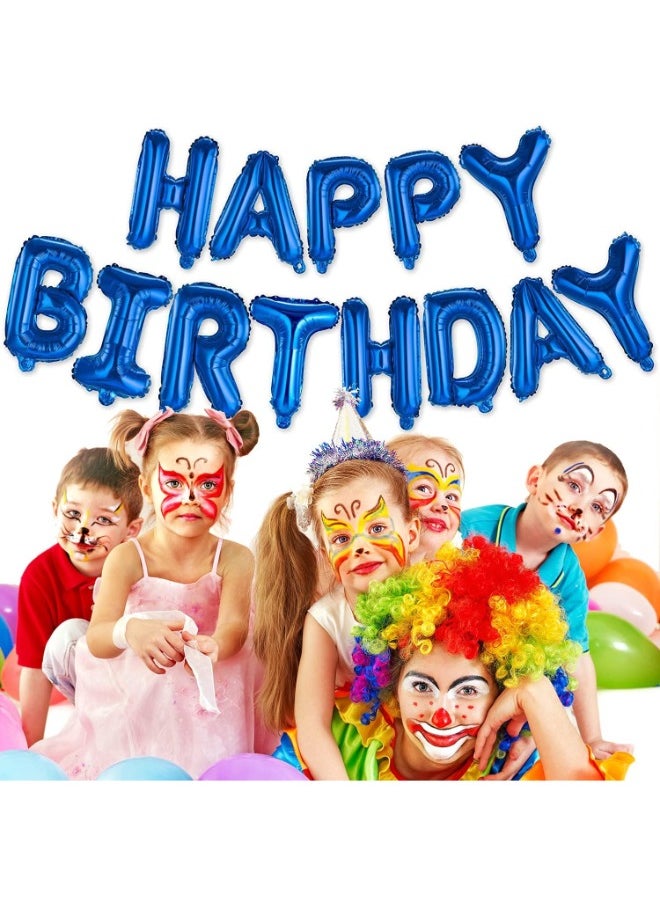 Generic - Happy Birthday Balloon Banner Letter Party Decorations - 16 Inch 3D Letter Aluminum Foil Inflatable Letter Kit Set - Party Decor And Event Supplies - Letter Balloon Sign Birthday Party Decor - Image 1